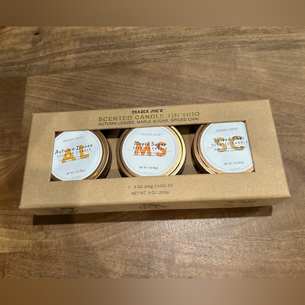 Trader Joe’s Scented Candle Tin Trio